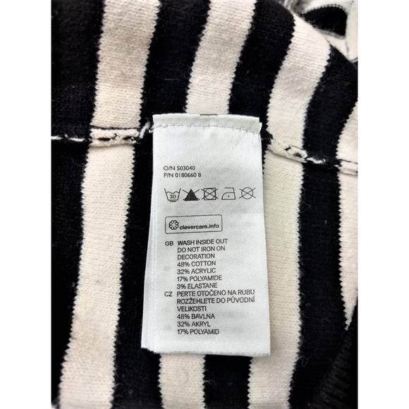 H&M Long Sleeve Striped Sweater Size Small - Picture 5 of 5